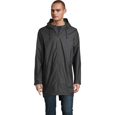 Chaqueta encerada impermeable hombre