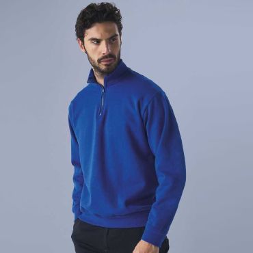 Sudadera con media cremallera reciclada unisex BS316