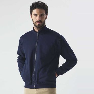 Sudadera con cremallera reciclada unisex BS317