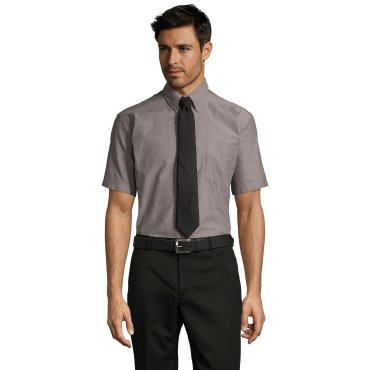 Camisa Oxford de manga corta Easycare hombre Brisbane