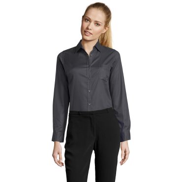 Camisa de manga larga Easycare mujer Business Women