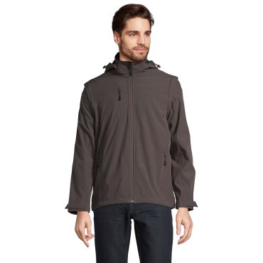 Chaqueta softshell con capucha reciclada unisex Falcon 3in1