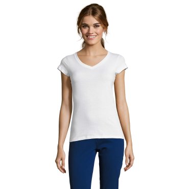 Camiseta cuello pico mujer Moon Women