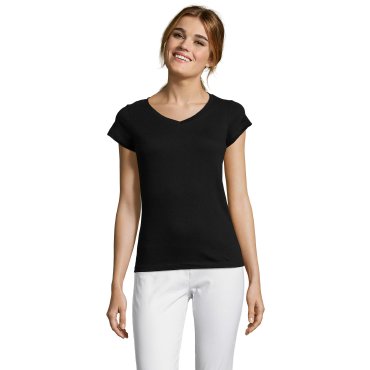 Camiseta cuello pico mujer Moon Women