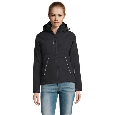 Chaqueta softshell con capucha mujer Rock Women