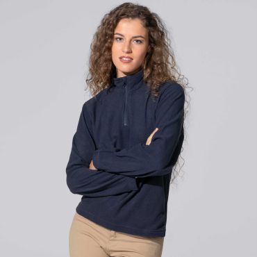 Polar con media cremallera mujer Micro Fleece