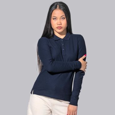 Polo manga larga mujer Regular  Ls