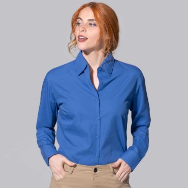 Camisa oxford manga larga mujer Shloxf