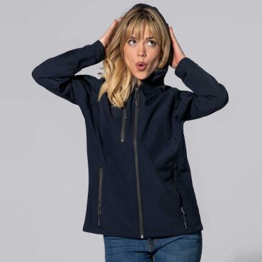 Chaqueta softshell con capucha mujer Softhoodl