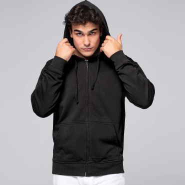 Sudadera con capucha y cremallera hombre Hooded Cvc