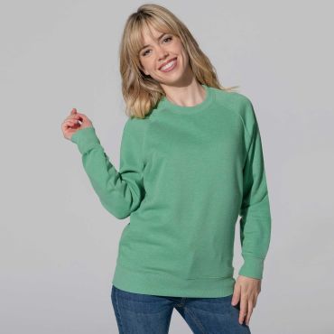 Sudadera básica reciclada mujer Swraeco