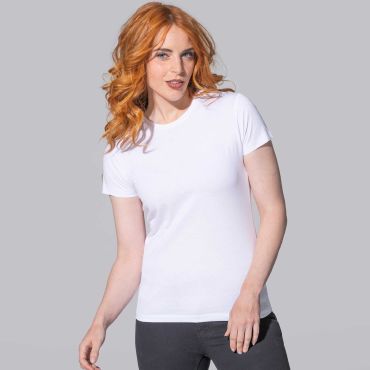 Camiseta básica mujer Regular  Comfort