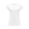 Camiseta básica mujer White Long. .