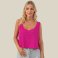 Camiseta crop de tirantes mujer Ibiza. .