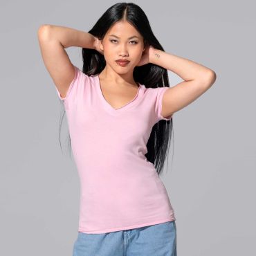 Camiseta cuello de pico mujer Sicilia