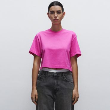 Camiseta crop orgánica mujer By H&M Group