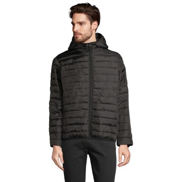 Chaqueta acolchada con capucha reciclada hombre Stream Hooded