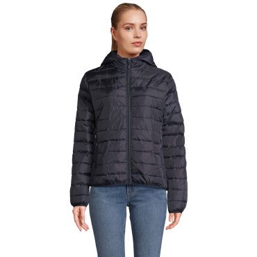 Chaqueta acolchada con capucha reciclada mujer Stream Hooded Women