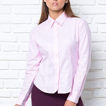 Camisa oxford manga larga mujer Shrloxf